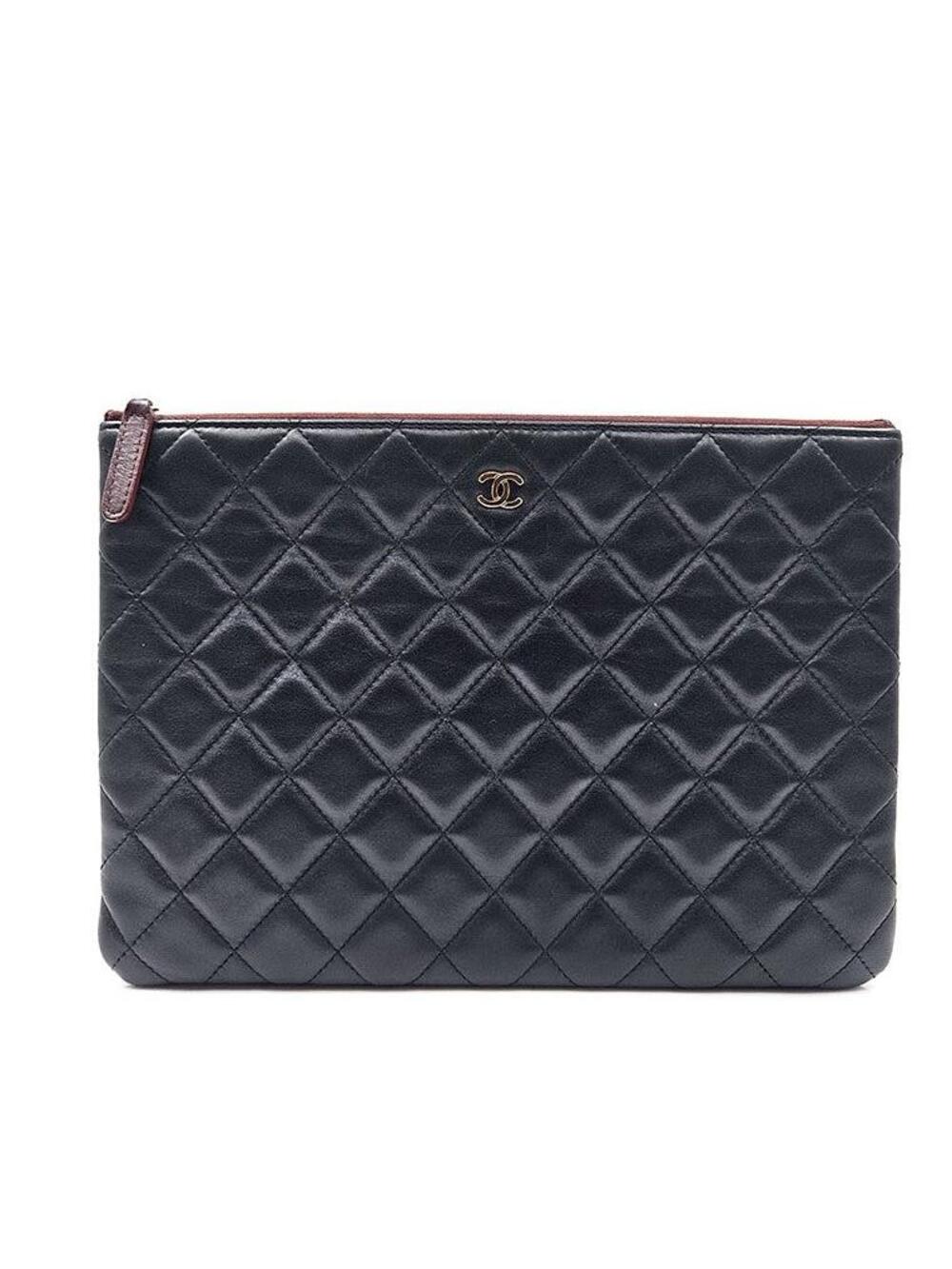 Fapis Chanel Classic Lambskin Clutch #352418F72B